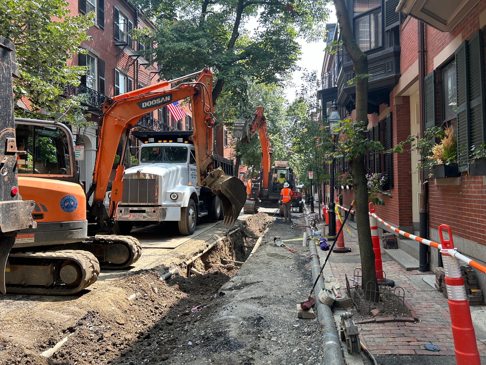 Chelsea Water Main Replacement, project photo