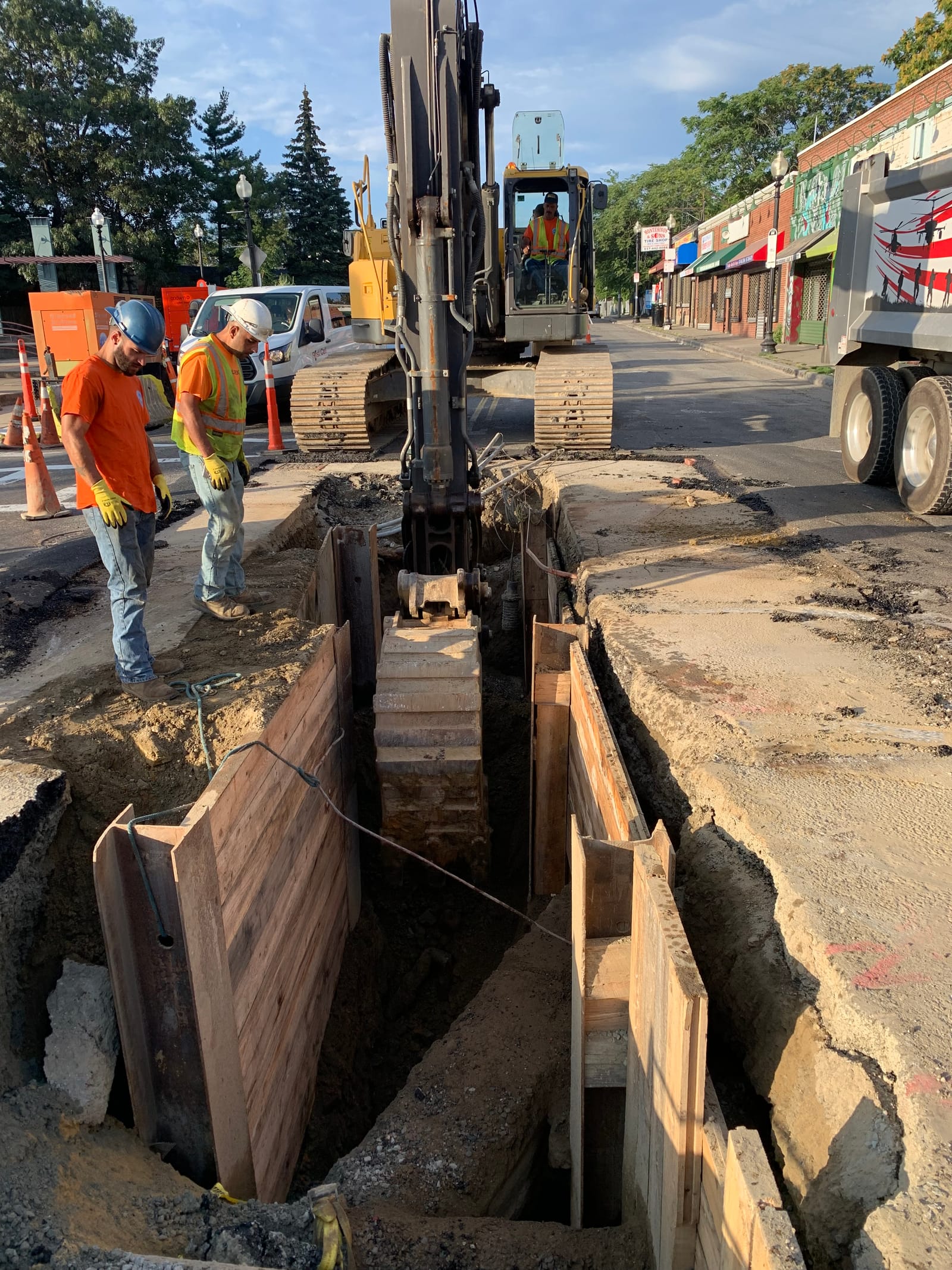 Chelsea Water Main Replacement, project photo