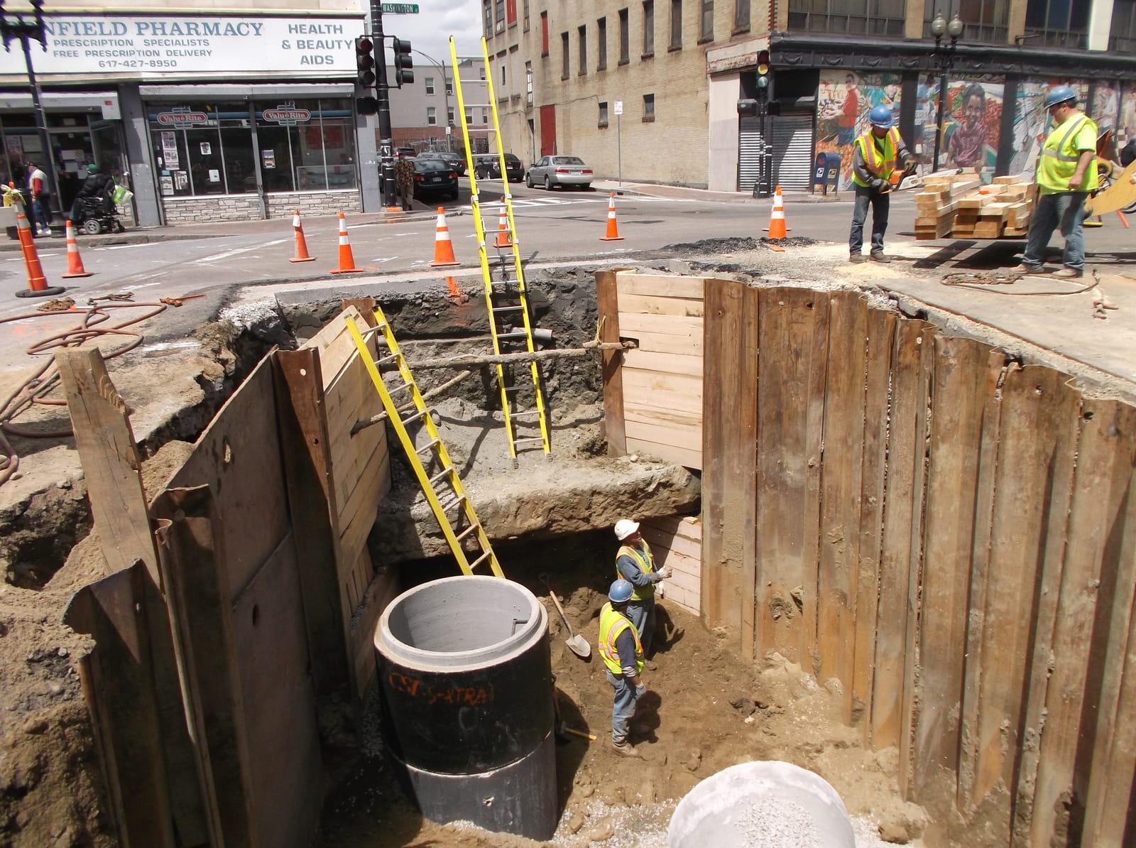 Manchester, NH Wastewater System Rehabilitation, project photo